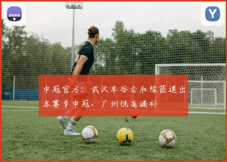 中冠官方：武汉车谷合和绿茵退出本赛季中冠，广州悦高递补